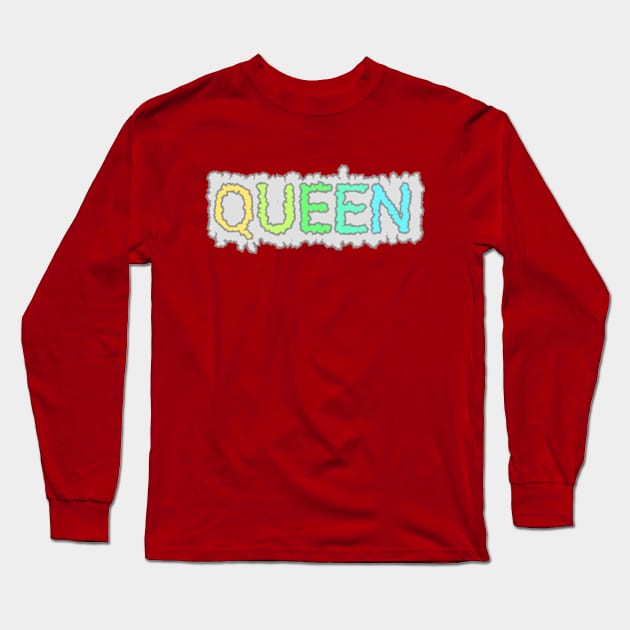 queen Long Sleeve T-Shirt by Asipa